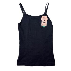 Shapermint Essentials Black Scoop Neck Cami Shapewear Camisole Large 62001 NWT